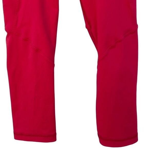 Lululemon Run Mod Moves Crop Leggings Womens Size 2 Red Pull-on Low Rise Workout - Picture 3 of 11
